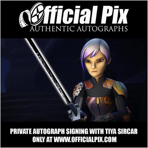 Featured image for “OFFICIAL PIX ANNOUNCES TIYA SIRCAR (SABINE WREN) PRIVATE SIGNING”