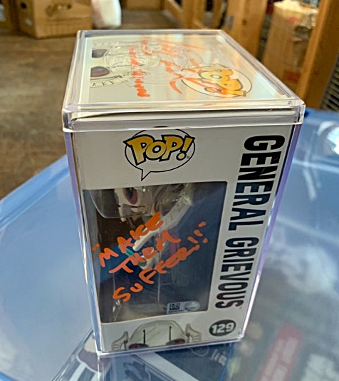 General grievous newest signed Funko pop