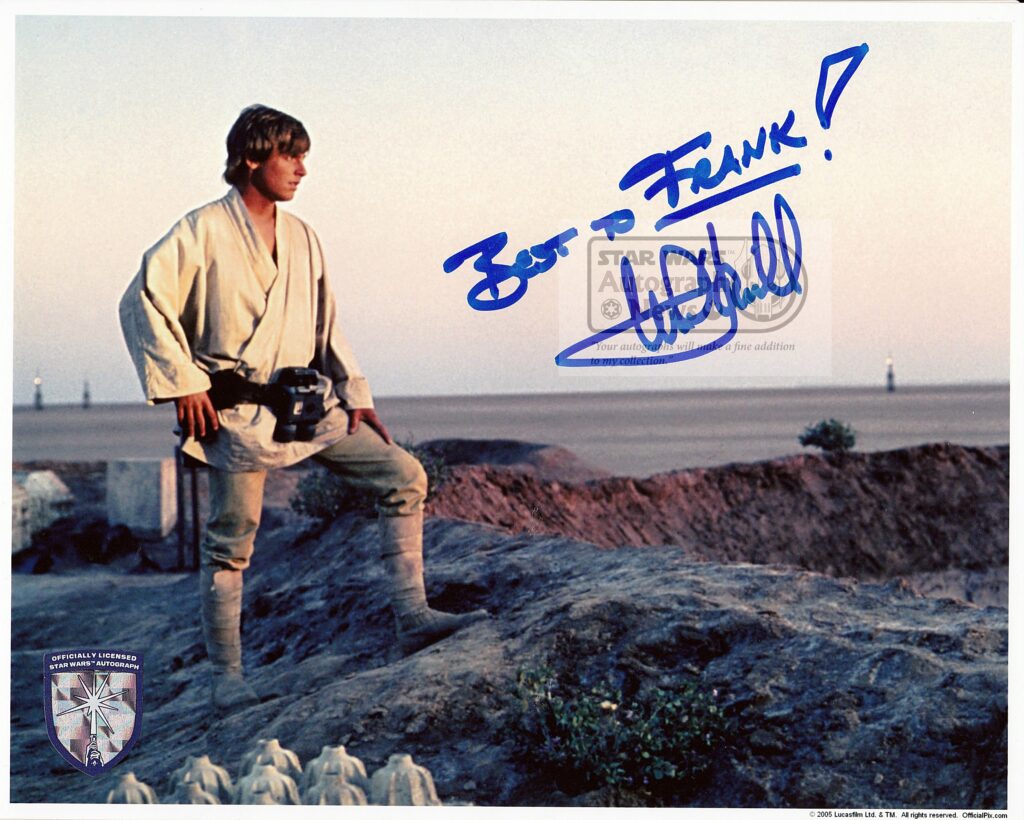 REPRINT Luke Leia Han Solo ~ Autographed signed photo 13" x 19" STAR WARS POSTER 